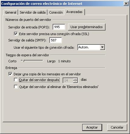 Configurar correo Hotmail en Outlook 2010